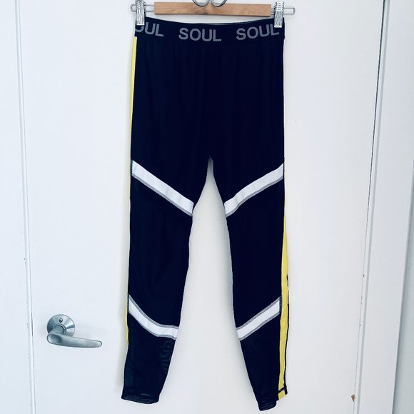 All Fenix X SoulCycle Colour Blocked Soul Leggings | Medium | Black/Yellow - Picture 8 of 16